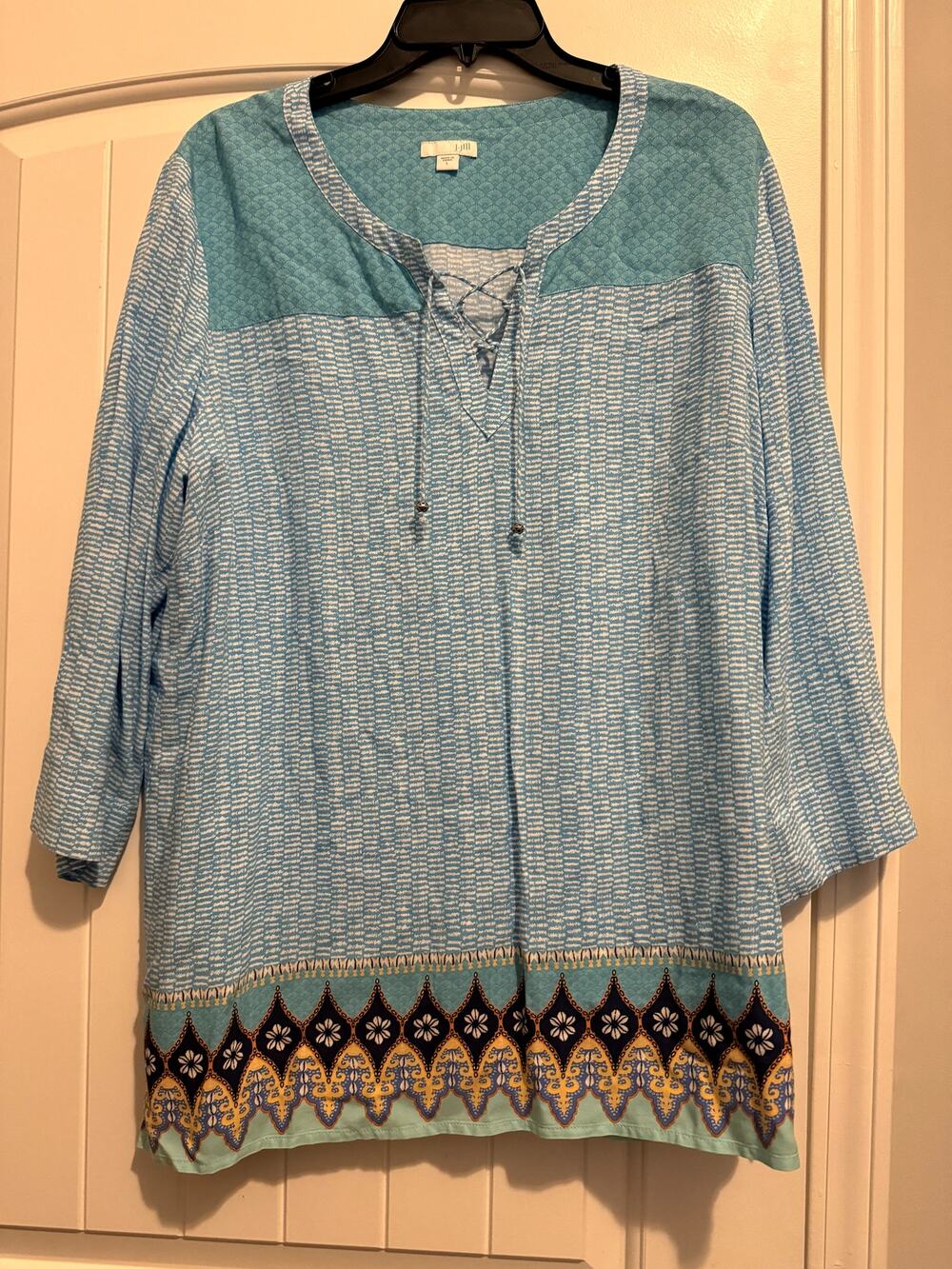 J. Jill Blouse Size Large Multicolor